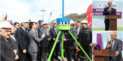Fatsa Organize Sanayi Bölgesi Doğal Gaza Kavuştu