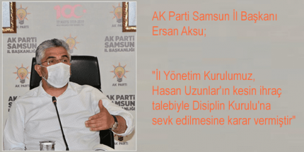 Samsun AK Parti İl Başkanlığı Basın Açıklaması