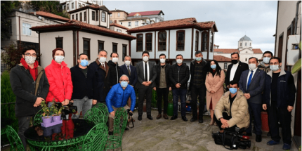 BaşkanTören’den Basına Moral Ziyareti