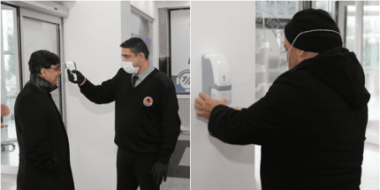 Atakum’da Ateş Ölçer ve Dezenfektanlı Salgın Önlemi