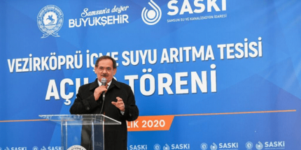 Vezirköprü İçme Suyu Arıtma Tesisinin Açılışı Yapıldı