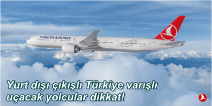 Türk Hava Yolları PCR Testi Uygulamasına Başlıyor