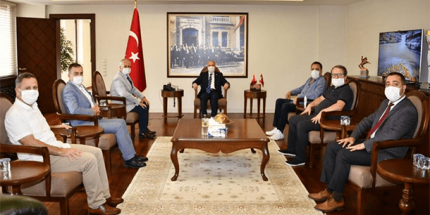 Samsun 19 Mayıs Gazeteciler Cemiyeti'nden Vali Zülkif Dağlı'ya Ziyaret