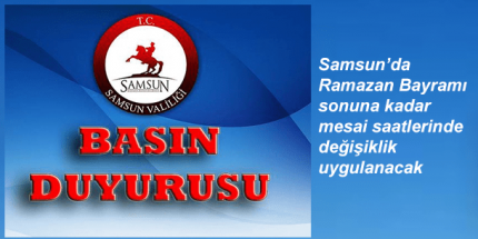 Mesai Saatlerinde Değişiklik