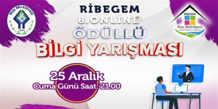 RİBEGEM’den Online Ödüllü Bilgi Yarışması