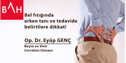Bel Fıtığında Erken Tanı ve Tedavi Önemli