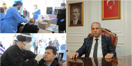 İlkadım Belediyesi Çalışanlarına Koronavirüs Testi Yaptırdı