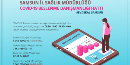 COVİD – 19 Beslenme Danışmanlığı Hattı Hizmete Girdi