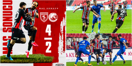 Samsunspor’dan 4 Gollü Galibiyet
