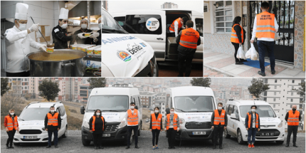 Başkan Cemil Deveci Pandemi Destek Ekibi İle Birlikte Mutfağa Girdi