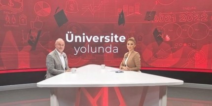 Rektör Ünal TV 100'ün "Üniversite Yolunda" Programına Katıldı