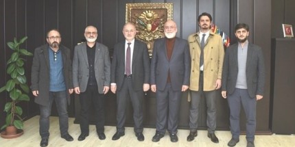 Rektör Ünal’a İHH Samsun Şubesinden Nezaket  Ziyareti