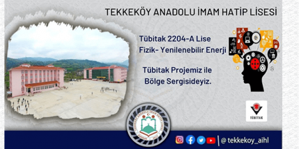 Tekkeköy Anadolu İmam Hatip Lisesi Bölge Sergisinde