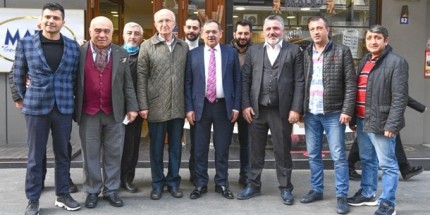 Başkan Demir Çiftlik Esnafıyla Buluştu