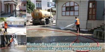 Atakum’da İbadethaneler Bayrama Hazır 