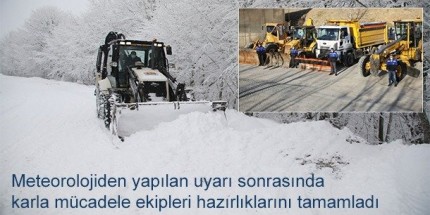 Atakum’da Karla Mücadele Ekipleri 24 Saat Sahada Olacak 