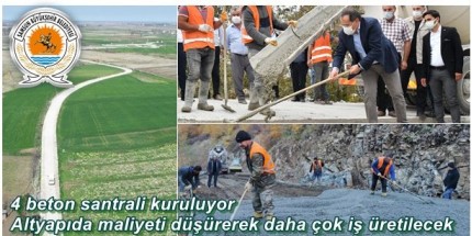 Büyükşehir Belediyesi 4 Beton Santrali Kuruyor