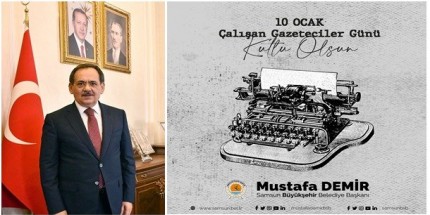 Başkan Mustafa Demir’den 10 Ocak Gazeteciler Günü Mesajı