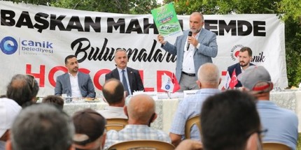Başkan Sandıkçı Canik’te Mahalle Sakinleriyle Buluştu