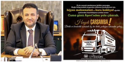 Çarşamba’dan Muğla’ya Yardım