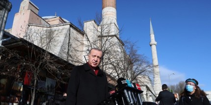 Cumhurbaşkanı Erdoğan: “Ayasofya 2020'nin Adeta Taçlı Yıldızıdır”