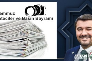 Başkan Şenlikoğlu’ndan 24 Temmuz Gazeteciler ve Basın Bayramı Mesajı