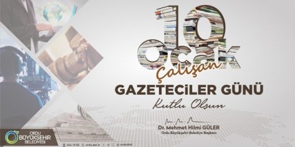 Başkan Güler’den “10 Ocak Çalışan Gazeteciler Günü” Mesajı