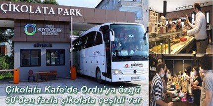 Çikolata Kafe Tatilcilerin Uğrak Noktası Oldu