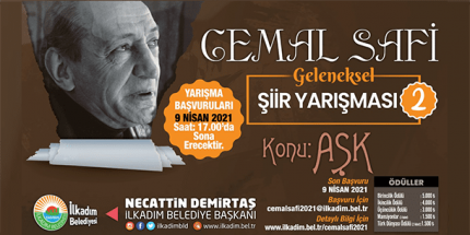 Cemal Safi, İlkadım Belediyesi’nin Ödüllü Şiir Yarışmasıyla Anılacak
