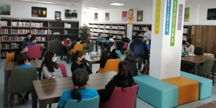 Tekkeköy Halk Kütüphanesine Yoğun İlgi