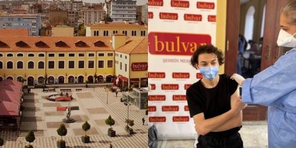 Bulvar AVM’DE Aşı Standı Kuruldu