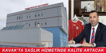 Kavak’ta Yeni Devlet Hastanesi Hizmet Vermeye Başladı