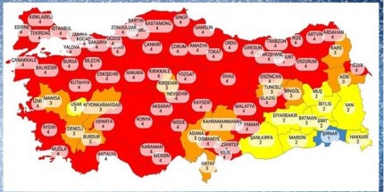 Risk Haritası Güncellndi 29 Mart 2021