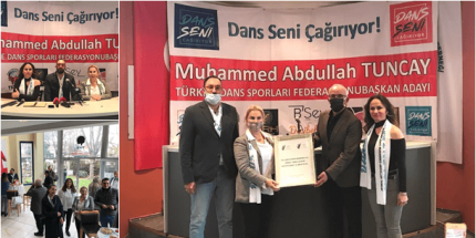 Muhammed Abdullah Tuncay, Türkiye Dans Federasyonu Başkan Adayı 