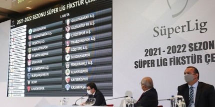 Süper Lig 2021-2022 Sezonu Fikstürü Çekildi