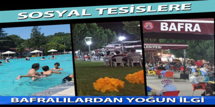 Sosyal Tesislere Yoğun Ziyaretçi Akını