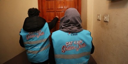 Canik Belediyesi’nden ihtiyaç sahibi aileler İçin "Çat Kapı" Projesi
