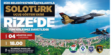 SoloTürk Uçuş Gösteri Ekibi Rize’ye Geliyor