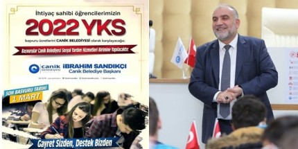 Canik'te İhtiyaç Sahibi Öğrencilere YKS Başvuru Desteği