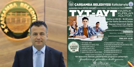 Çarşamba Belediyesinden Ücretsiz Üniversiteye Hazırlık Kursu