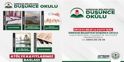 Düşünce Okulu Açılıyor