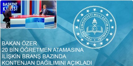 Kontenjan Dağılımı Açıklandı