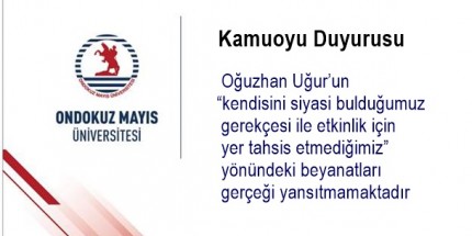 Salon Kullanımı Yönünde Resmi Bir Talepte Bulunulmamıştır