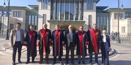 OMÜ Heyeti Cumhurbaşkanlığı Külliyesi’ndeki Yeni Akademik Yıl Açılışında