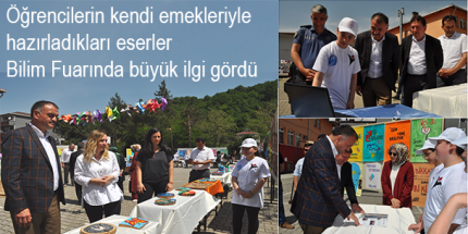 Salıpazarı’nda TÜBİTAK 4006 Bilim Fuarı 