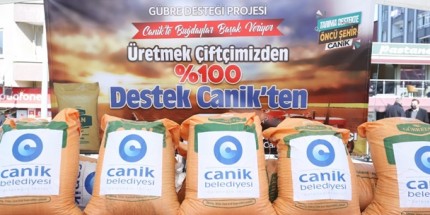 Canik Belediyesi’nden Üreticiye %100 Destek