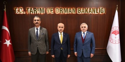 Lütfi Bayraktar’dan Tarım Bakanı Vahit Kirişci’ye Ziyaret