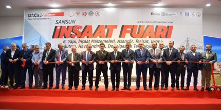 İnşaat ve Yapı Sektörünün Karadeniz Buluşması Samsun İnşaat Fuarı Açıldı