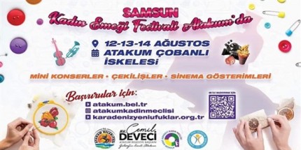 Samsun Kadın Emeği Festivali Atakum’da Başlıyor