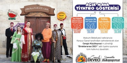 Atakum Belediyesi’nden Açık Hava Tiyatro Gösterisi